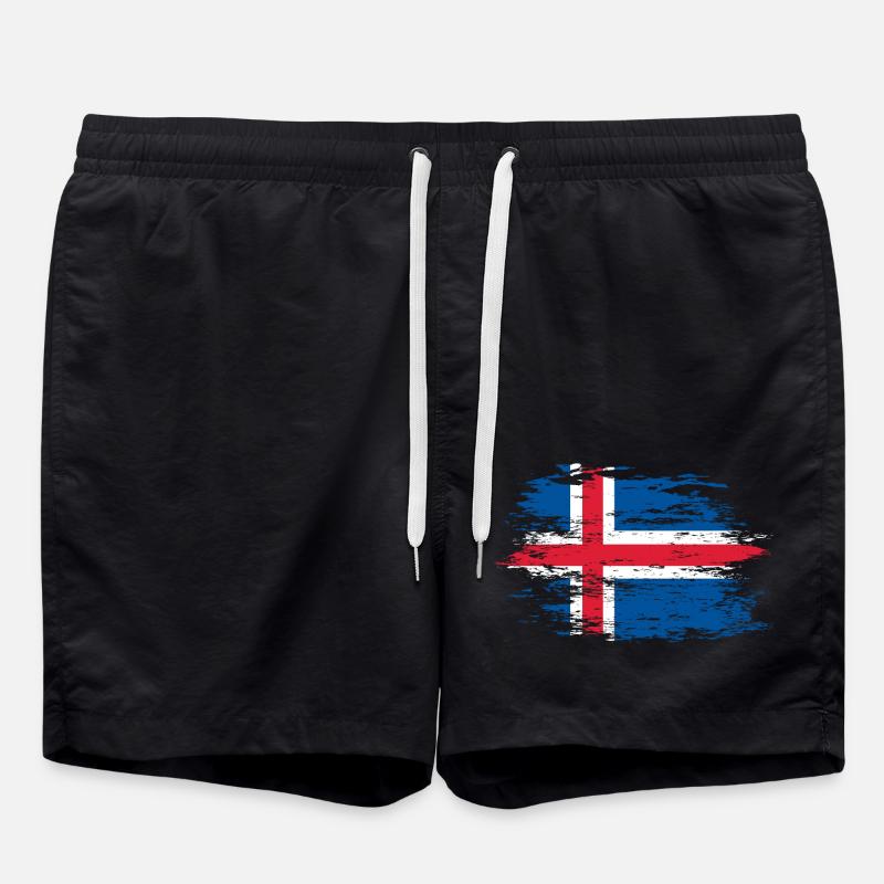 Island used - Badeshorts - Schwarz