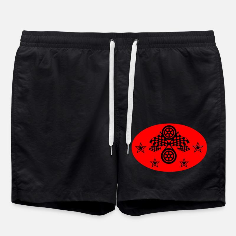 Car - Swim Trunks - black