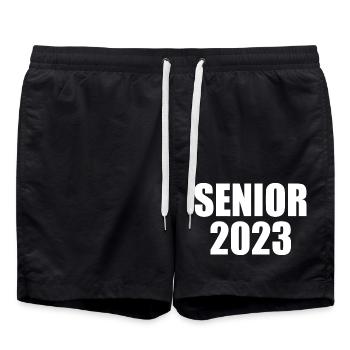 Senior 2023 - Badeshorts - Schwarz - Vorne - AI Model Male 185 light (185cm)