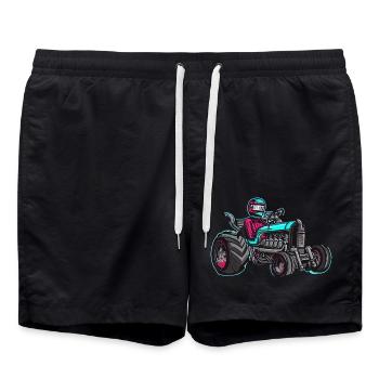 Tracteur Tuning Racing Graffity Style - Short de bain - noir - Devant - AI Model Male 185 light (185cm)