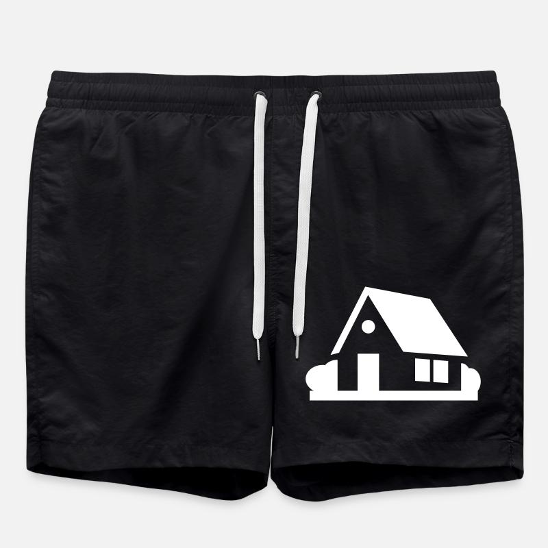 House - Swim Trunks - black