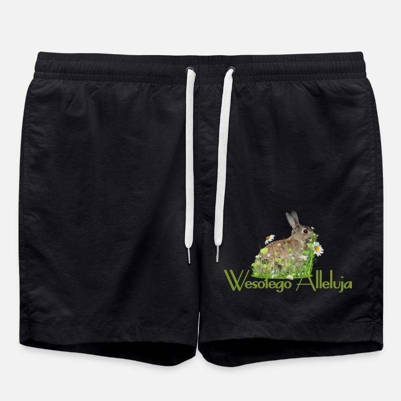 Happy Easter - Swim Trunks - black