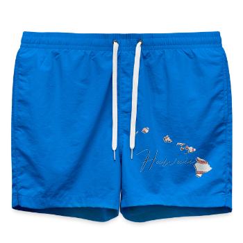 Vrai Baseball à Hawaï Carte de l’État HI - Short de bain - cobalt blue - Devant