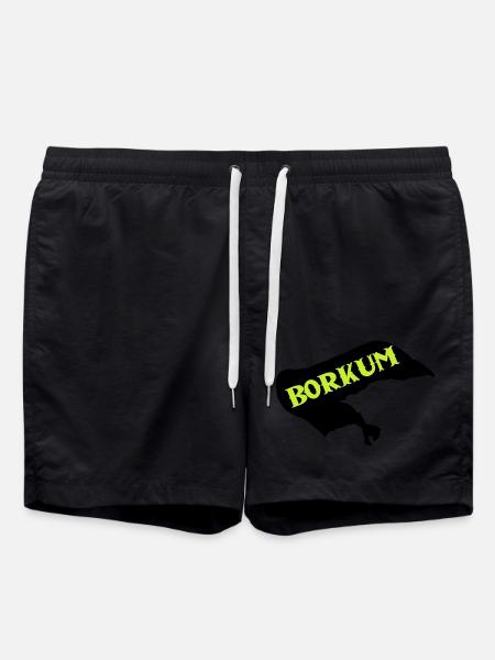 Borkum Island - Swim Trunks - black
