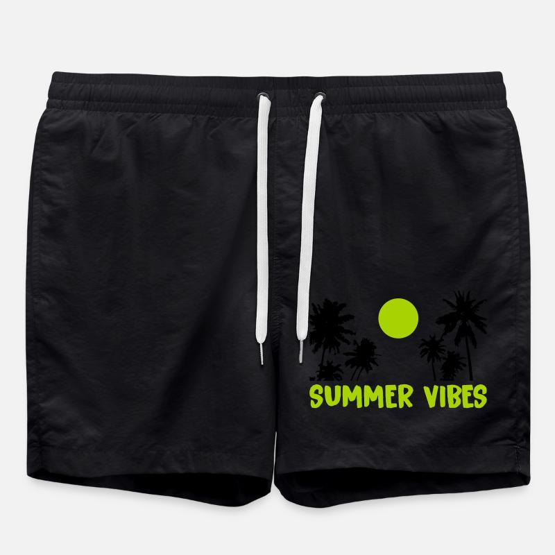 Summer Vibes - Swim Trunks - black