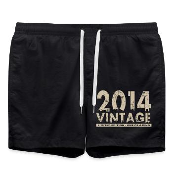 Vintage 2014 Bursdag - One of Kind - Short de bain - noir - Devant - AI Model Male 185 light (185cm)