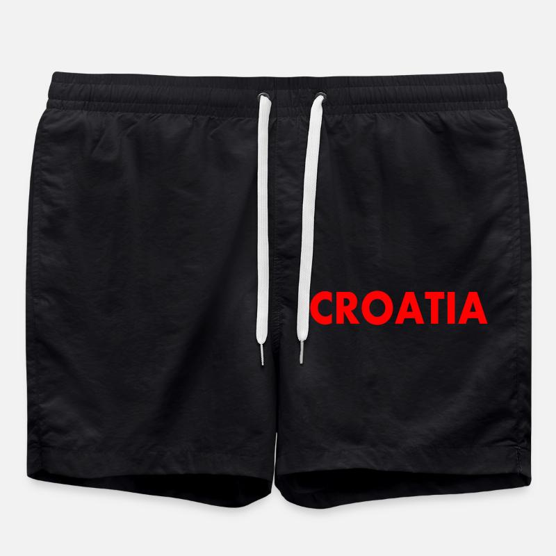 Croatie (Hrvatska) - Short de bain - noir