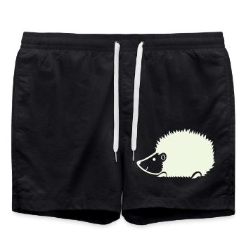 igel - Badeshorts - Schwarz - Vorne - AI Model Male 185 light (185cm)