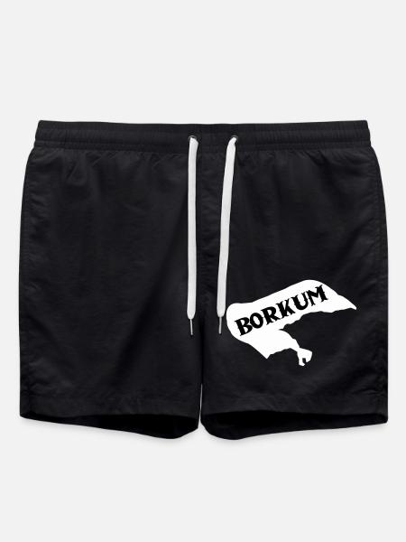 Borkum Island - Swim Trunks - black