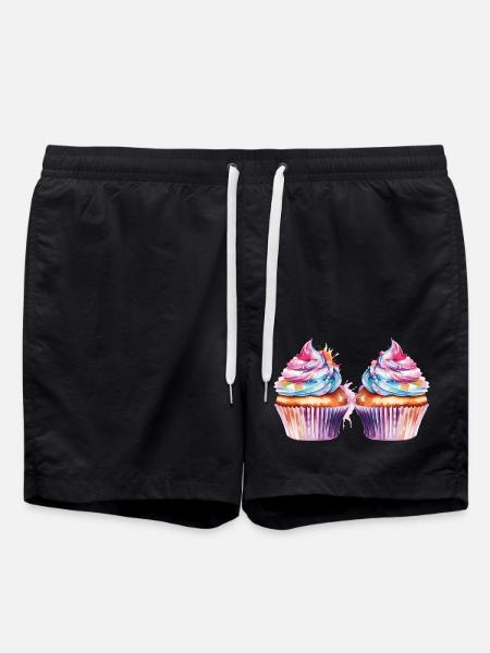 Cupcake 2 - Swim Trunks - black