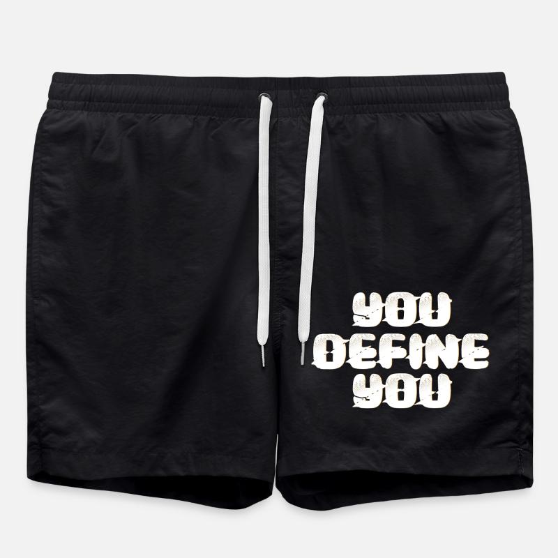 Du definierst Dich - Badeshorts - Schwarz