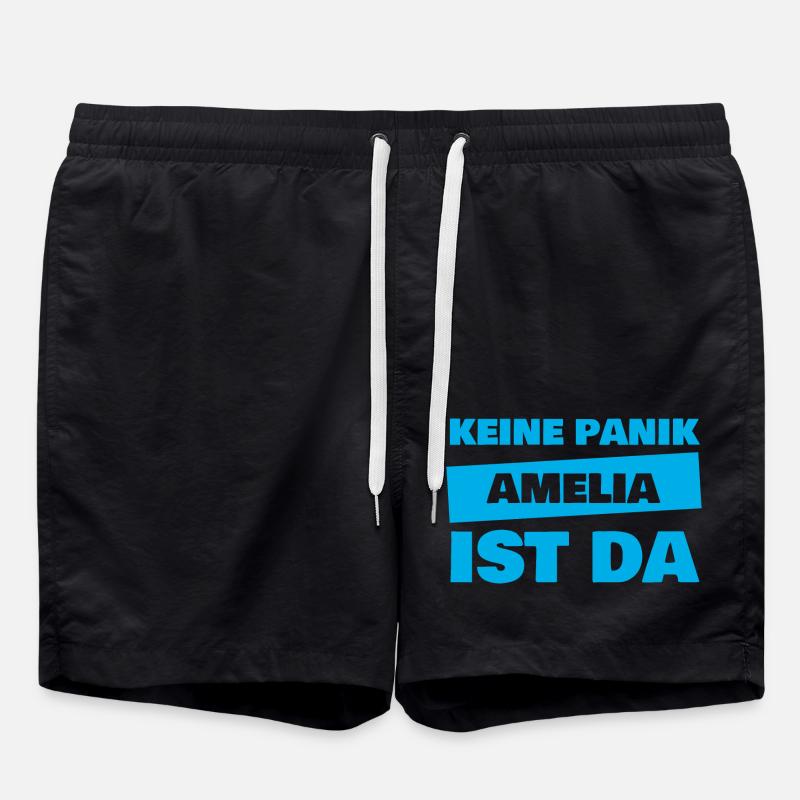 Prénom Amelia - Short de bain - noir