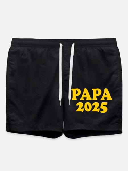 Papa 2025 - Swim Trunks - black