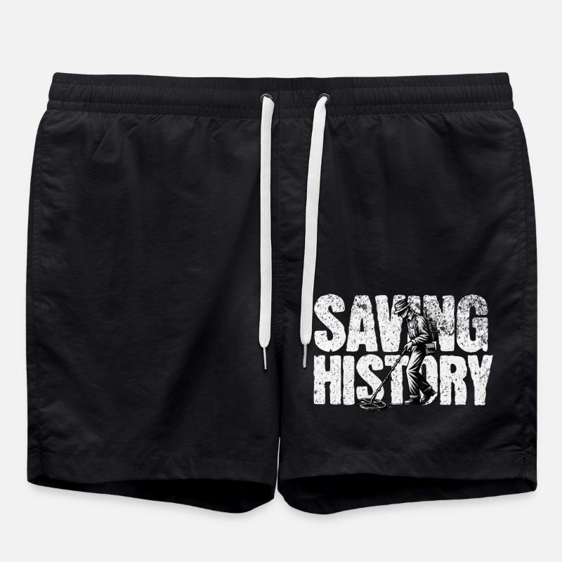 Probing Metal Detector - Swim Trunks - black