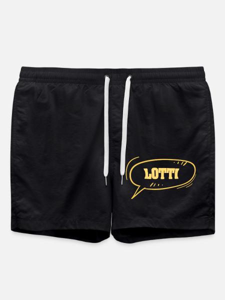 Geschenk für Lotti - Badeshorts - Schwarz