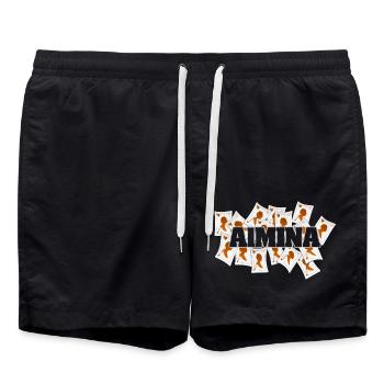 Vegas Almina - Badeshorts - Schwarz - Vorne - AI Model Male 185 light (185cm)