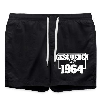 1964 - Swim Trunks - black - Front - AI Model Male 185 light (185cm)