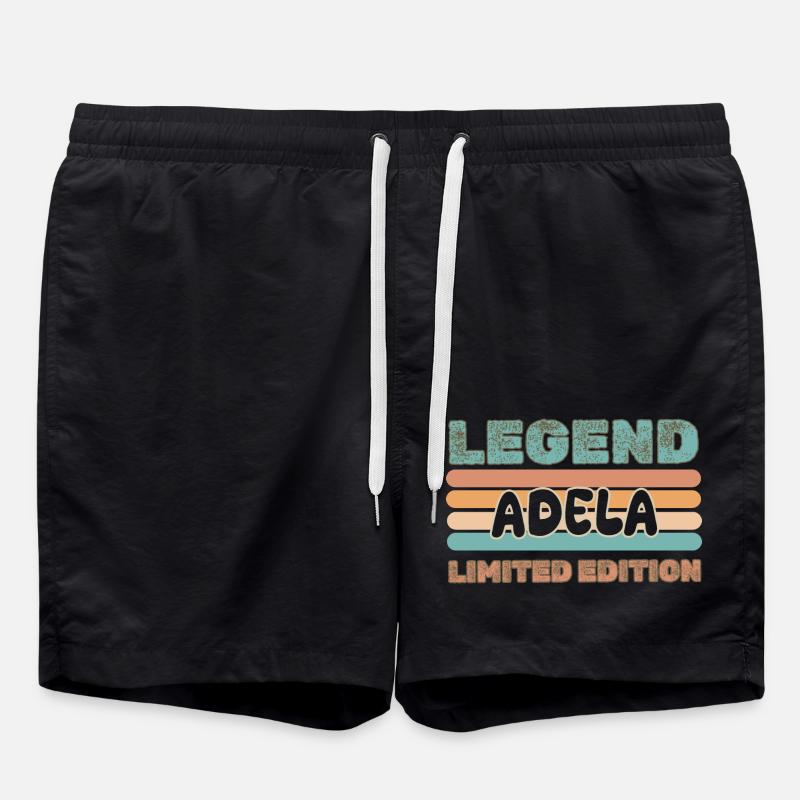 Prénom Adela - Short de bain - noir