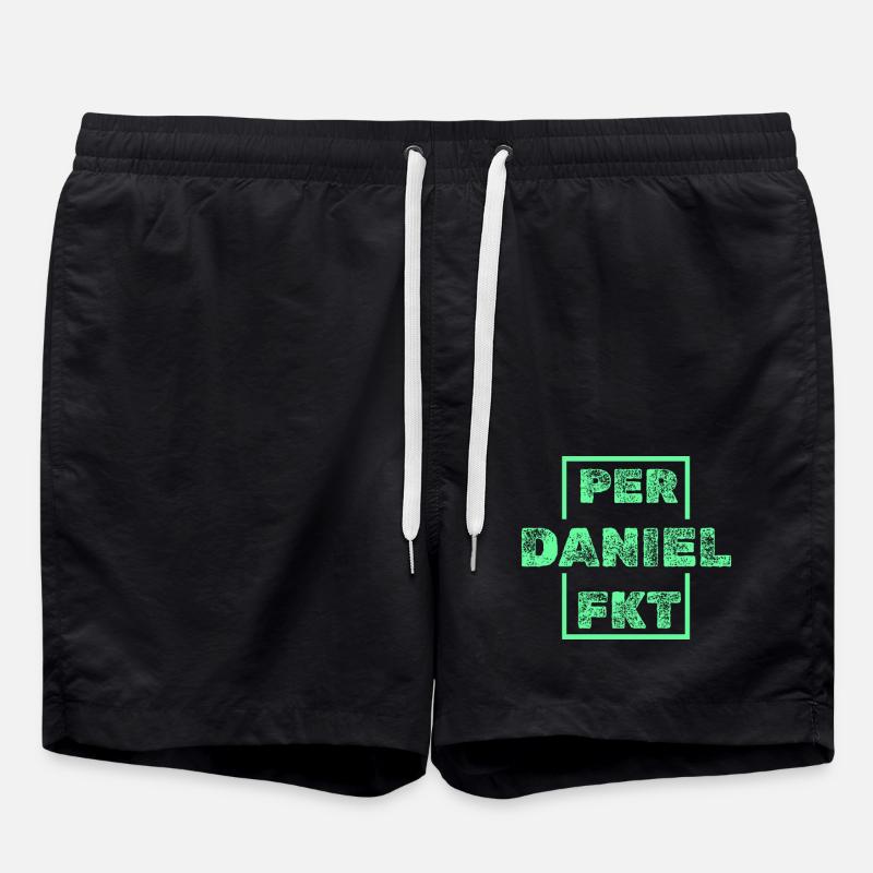Gift for Daniel - Swim Trunks - black