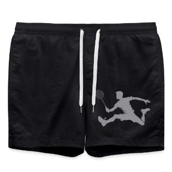 Joueurs de badminton - Short de bain - noir - Devant - AI Model Male 185 light (185cm)