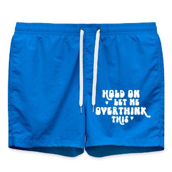 Attendez, laissez-moi trop réfléchir à cela - Short de bain - cobalt blue - Devant