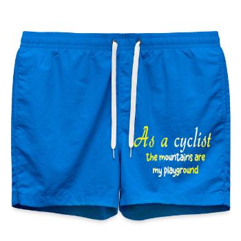 Bicycle Bicycle Bicycle Bike Biker MTB 9 - Swim Trunks - cobalt blue - Front