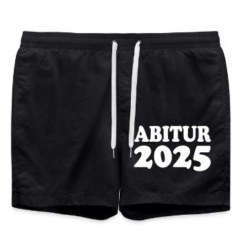 Remise des diplômes 2025 - Short de bain - noir - Devant - AI Model Male 185 light (185cm)
