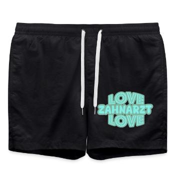 Dire dentiste - Short de bain - noir - Devant - AI Model Male 185 light (185cm)