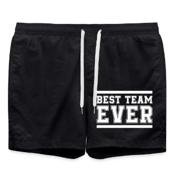 Meilleure équipe de tous les temps - Short de bain - noir - Devant - AI Model Male 185 light (185cm)