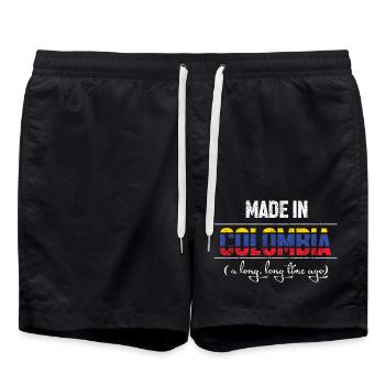 Colombie - Short de bain - noir - Devant - AI Model Male 185 light (185cm)