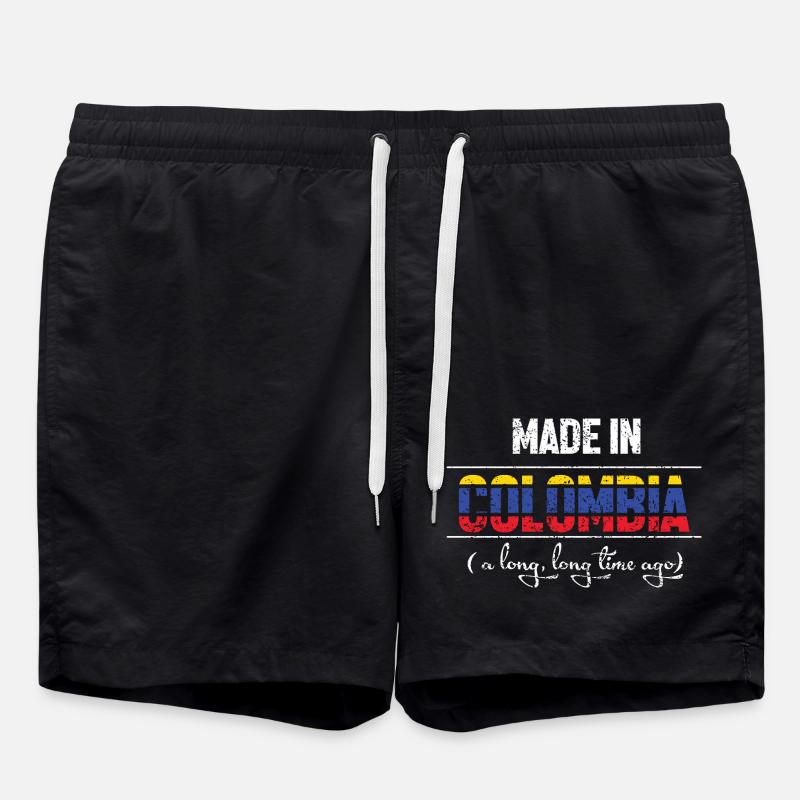 Kolumbien - Badeshorts - Schwarz