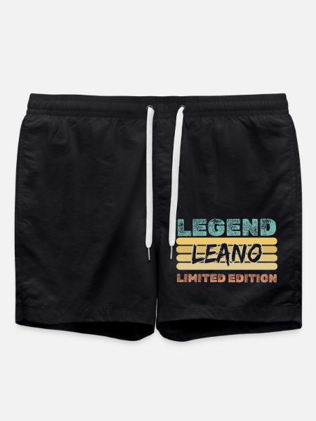 Leano - Badeshorts - Schwarz