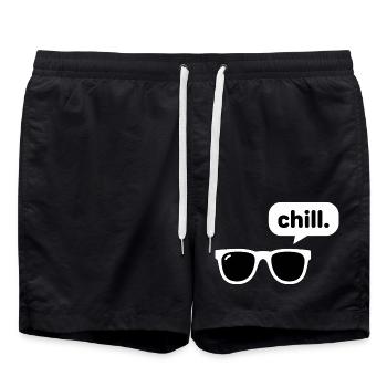 Froid. - Lunettes de soleil cool - Short de bain - noir - Devant - AI Model Male 185 light (185cm)