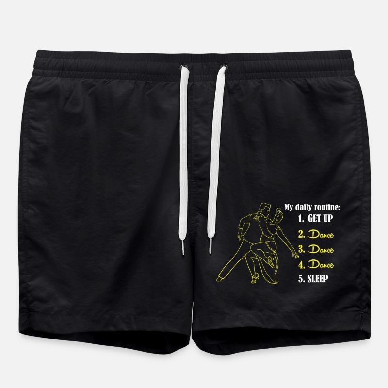 Valse Danse de couple - Short de bain - noir