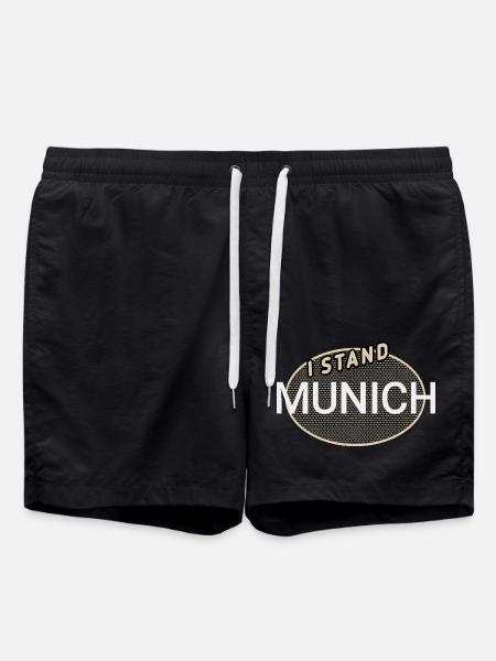 I stand for Munich - Swim Trunks - black