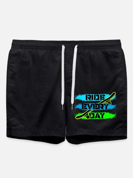 Skate - Badeshorts - Schwarz