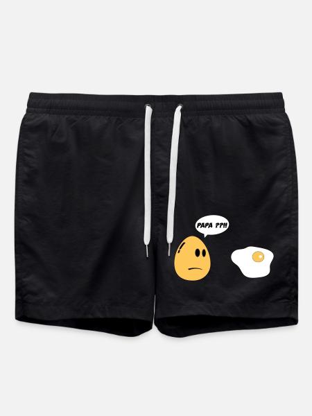 Egg Daddy - Swim Trunks - black