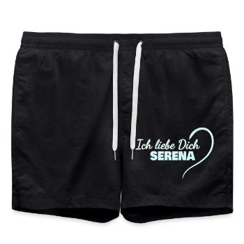 Aimez-vous, Serena - Short de bain - noir - Devant - AI Model Male 185 light (185cm)