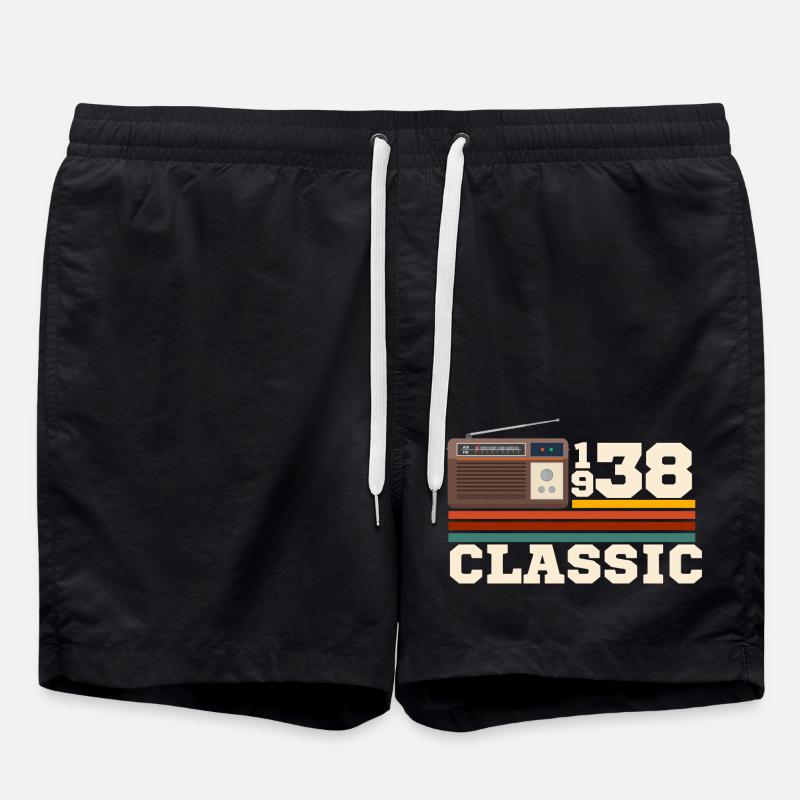 Anniversaire 1938 retro classic - Short de bain - noir