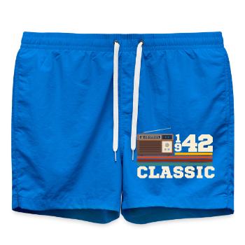 Anniversary 1942 retro classic - Swim Trunks - cobalt blue - Front