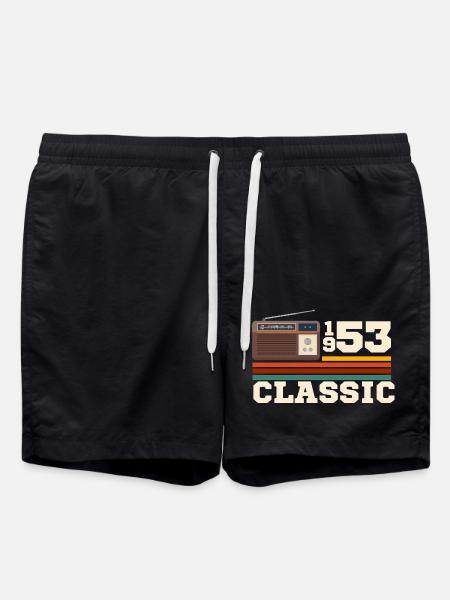 Anniversary 1953 retro classic - Swim Trunks - black