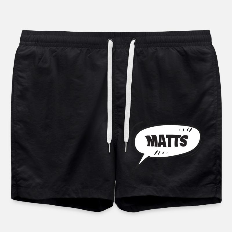 Matts Matts - Short de bain - noir