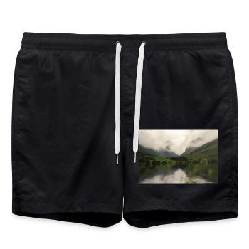 Plus dans les nuages - Short de bain - noir - Devant - AI Model Male 185 light (185cm)