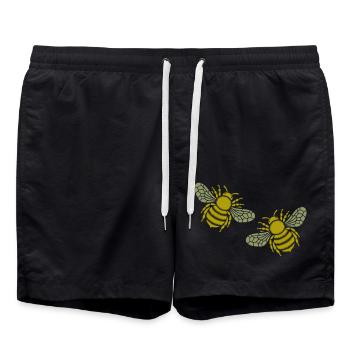 Abeille 2 - Short de bain - noir - Devant - AI Model Male 185 light (185cm)