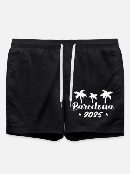 Barcelone 2025 - Short de bain - noir