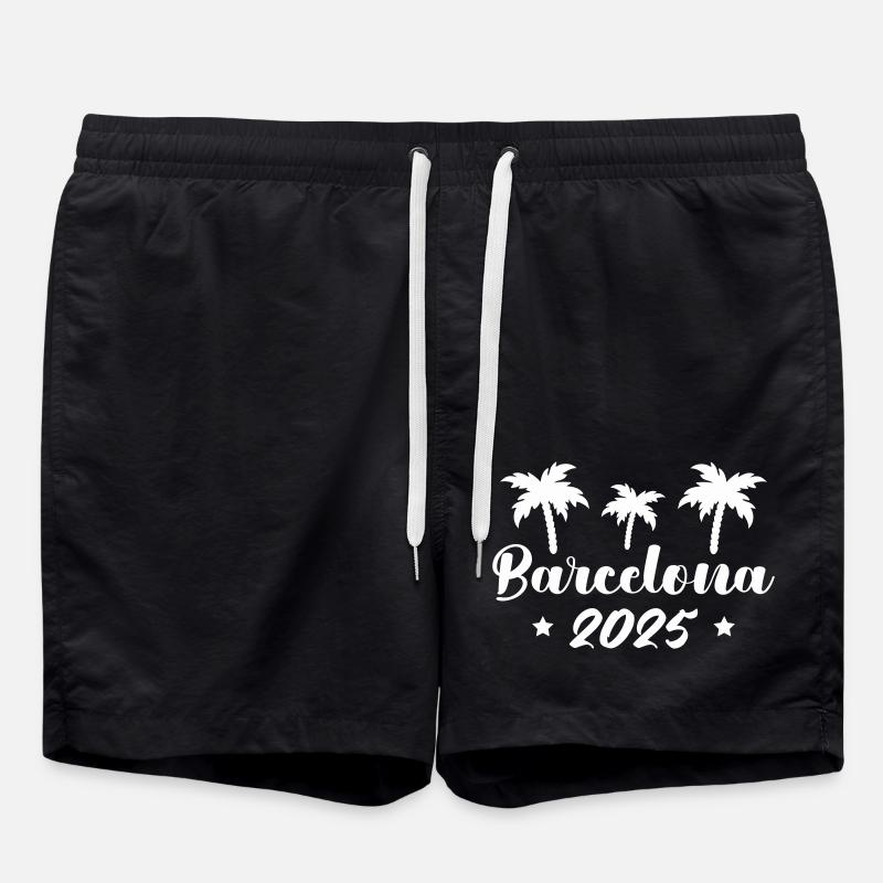 Barcelone 2025 - Short de bain - noir