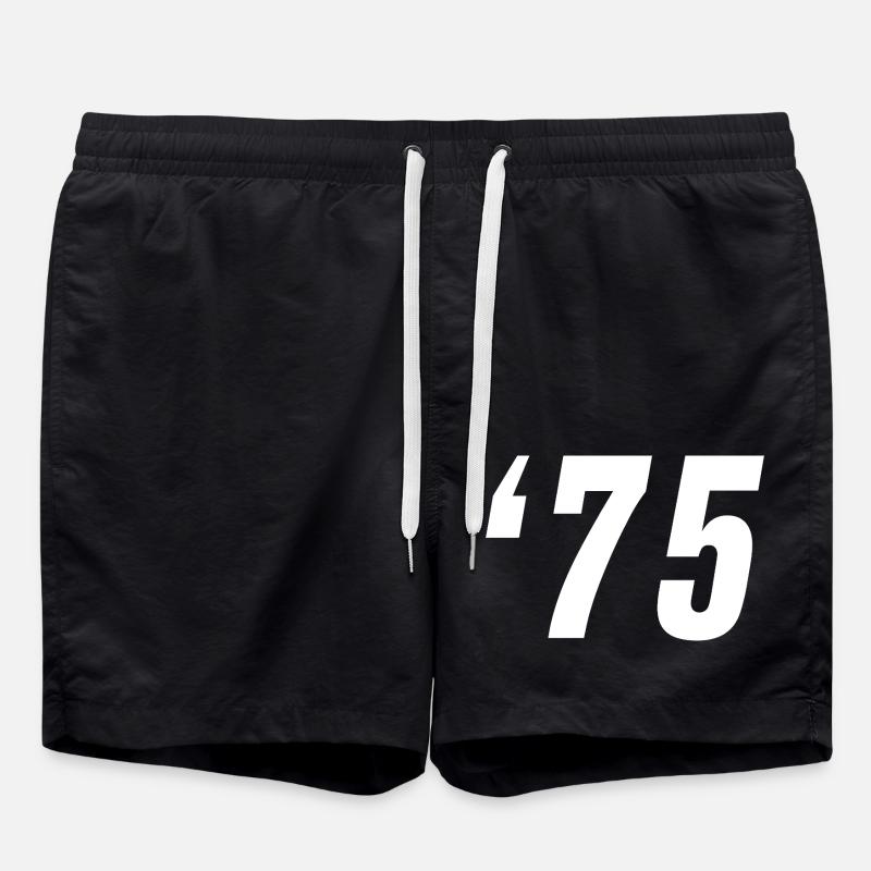 1975 - Badeshorts - Schwarz