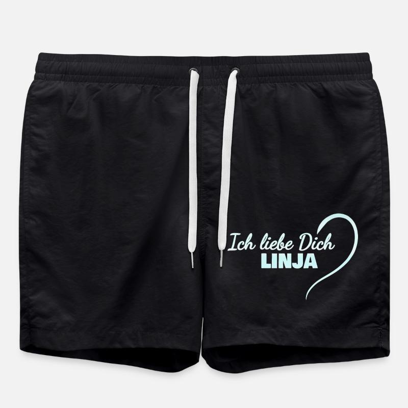 Gift for Linja - Swim Trunks - black