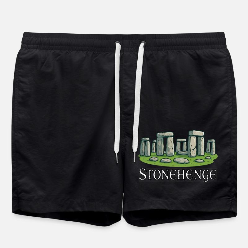 Stonehenge - Short de bain - noir