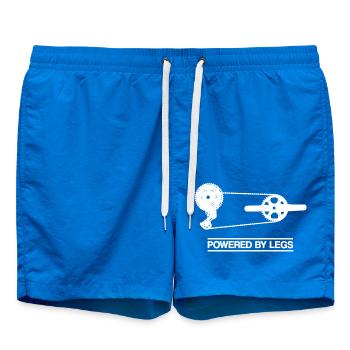 Powered by Legs – Road bike drive for cyclists - Swim Trunks - cobalt blue - Front